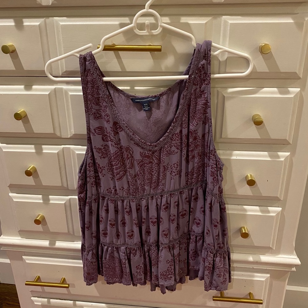 Purple Patterned Tank